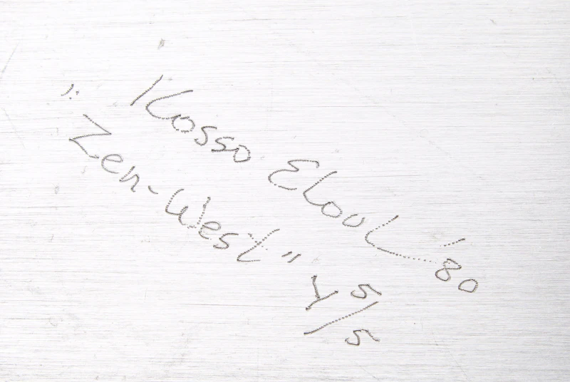Kosso Eloul, Maquette for “Zen-West” , aluminum, 1980 - view 5