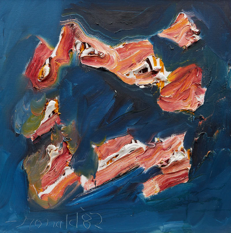 William Ronald, Gemini 3, oil on canvas