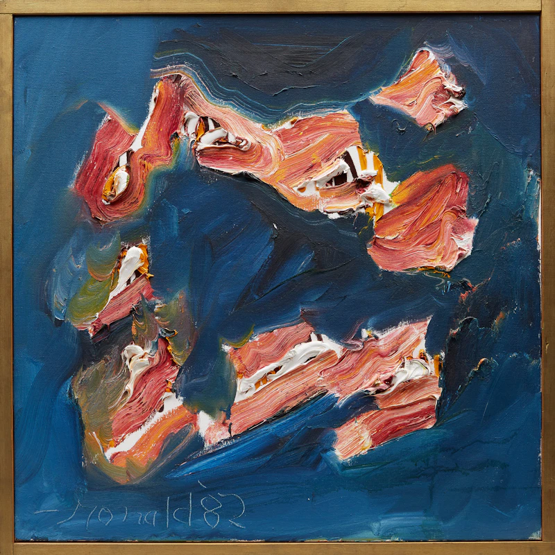 William Ronald, Gemini 3, oil on canvas, 1982 - view 2