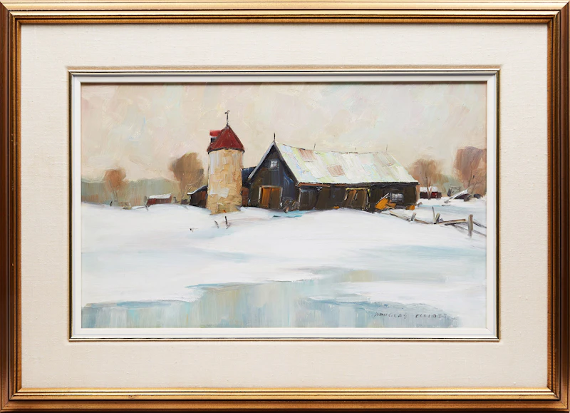Douglas Ferguson Elliott, Rural Stalwart, oil on masonite - view 2