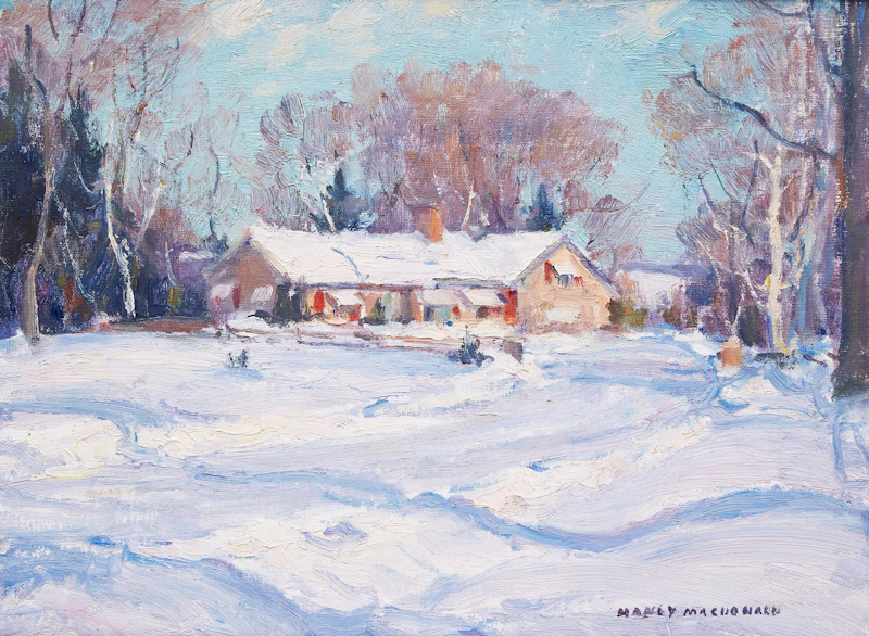 Winter Scene by Manly Edward MacDonald