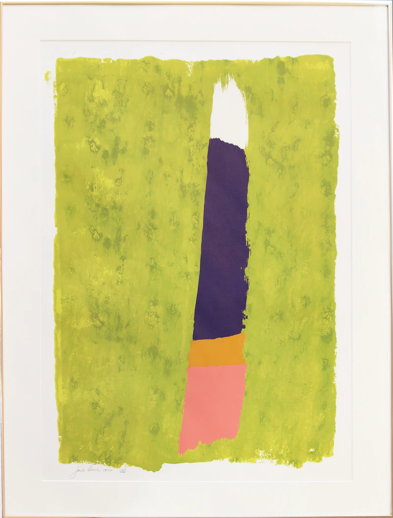 Jack Hamilton Bush, Purple Thrust, colour serigraph, 1974 - view 2
