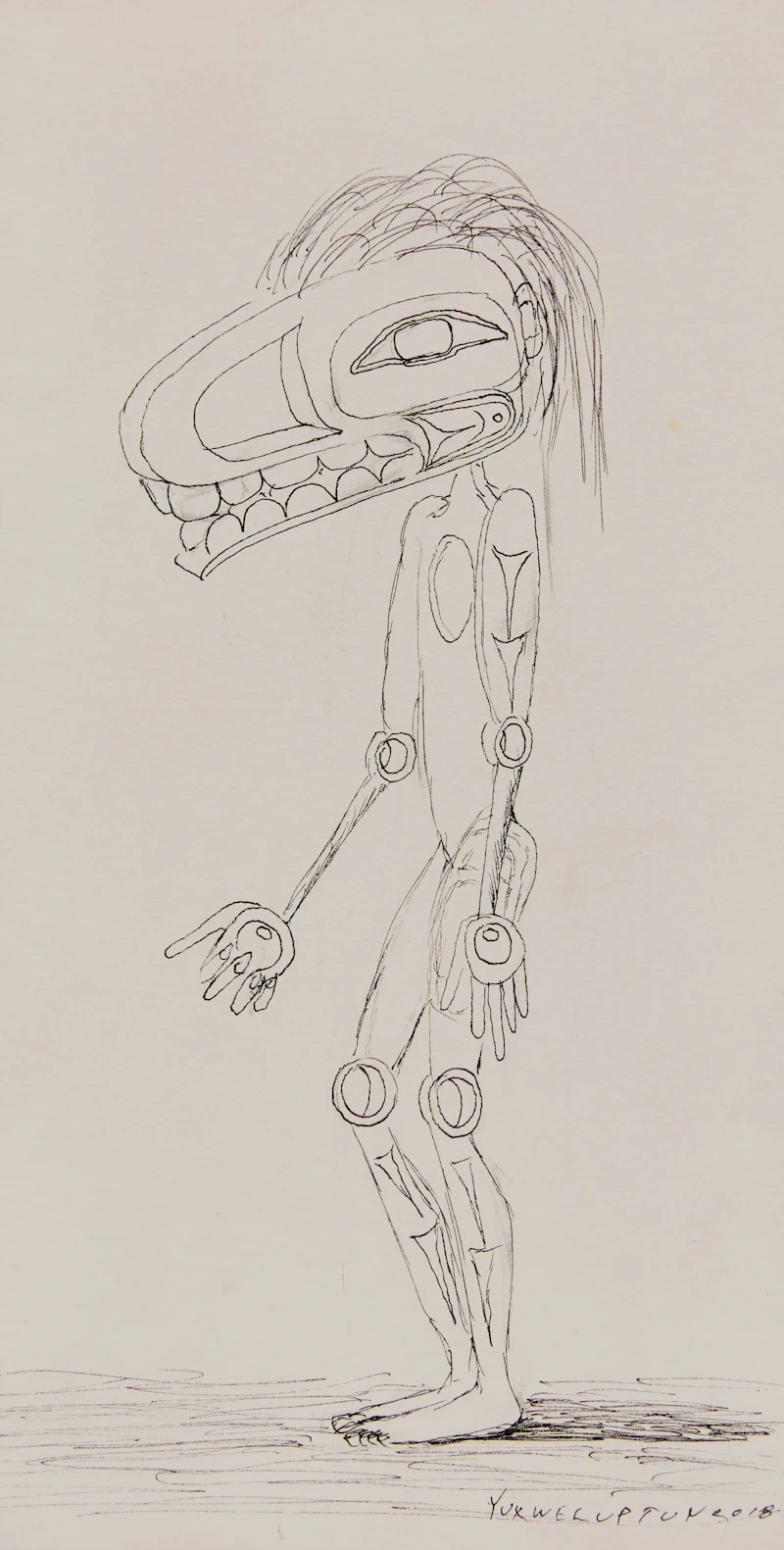 Walking Spirit by Lawrence Paul Yuxweluptun