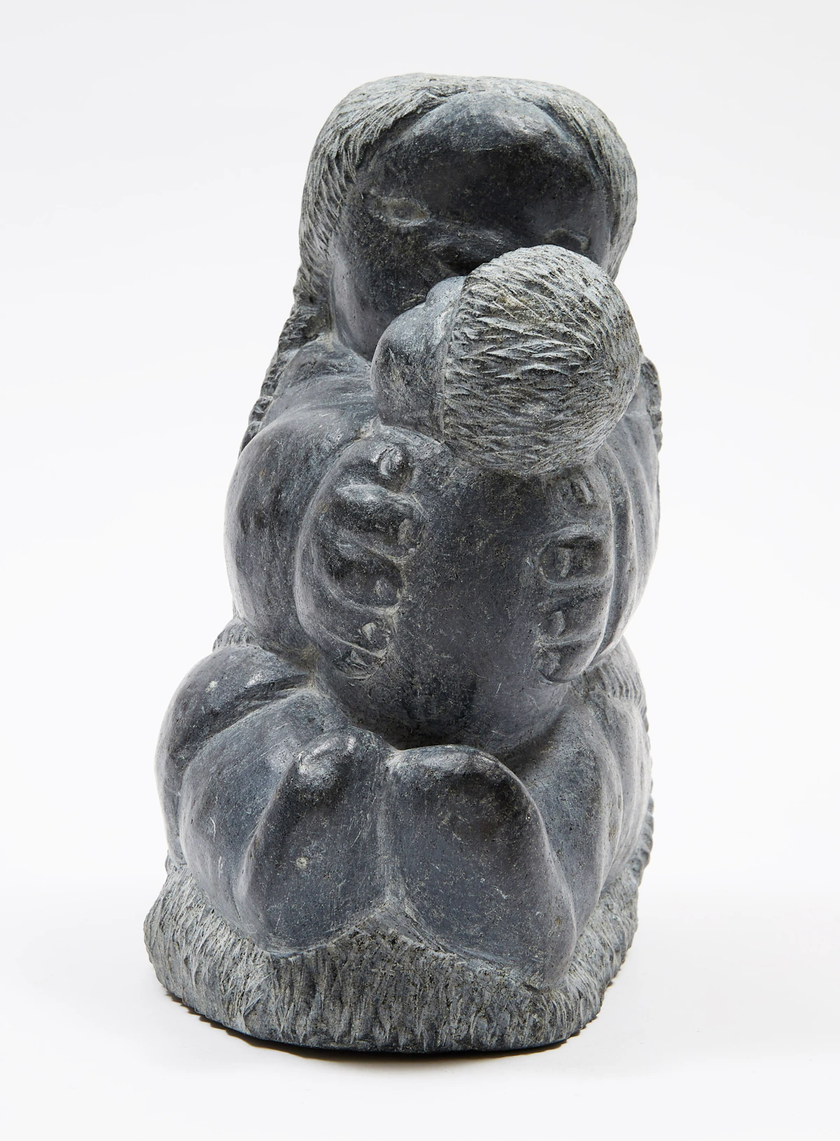 Johnny Inukpuk, Mother and Child, stone, 1986