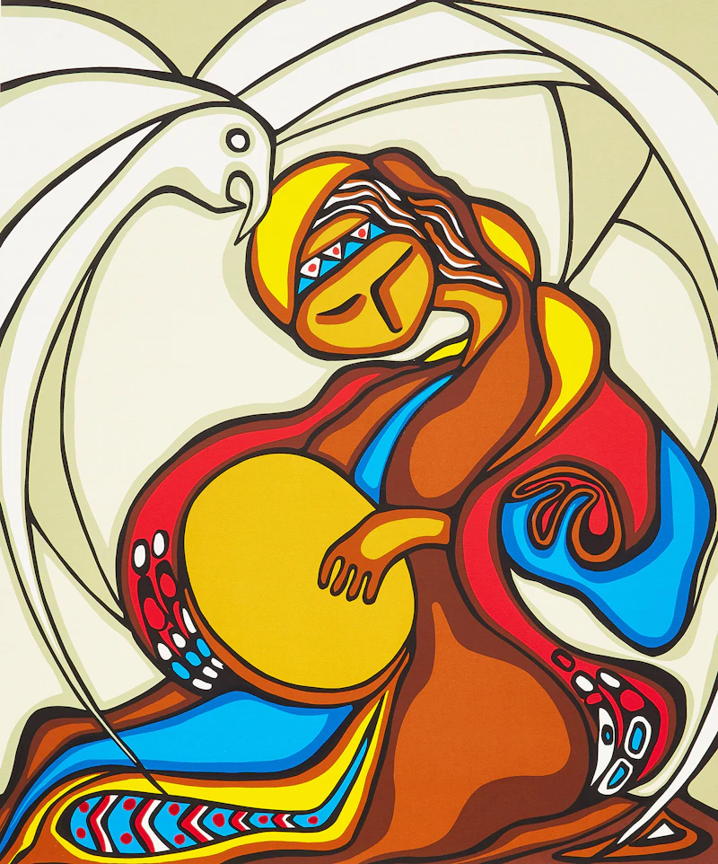 Folksinger by Daphne Odjig