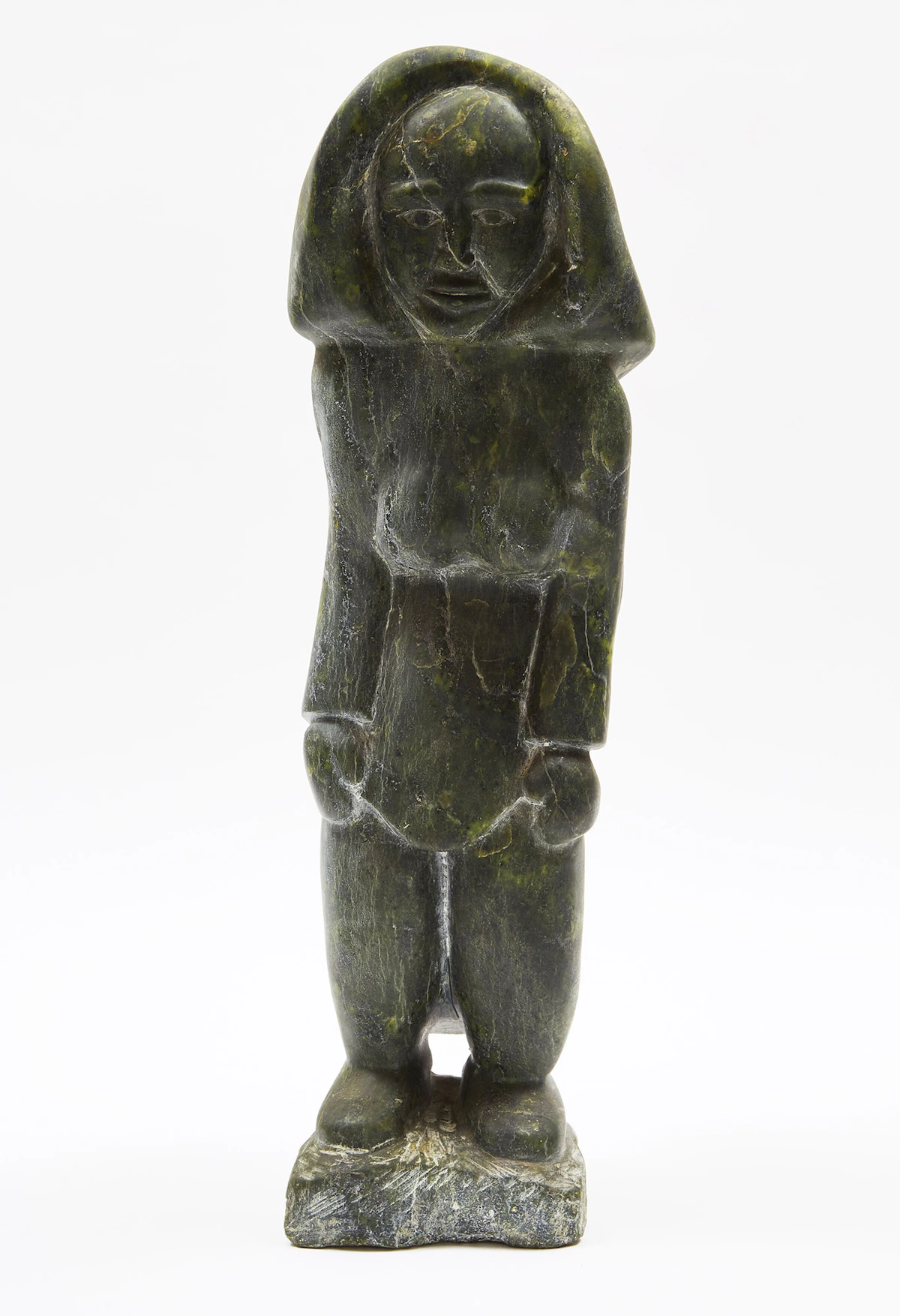 Unidentified Inuit Artist (Kinngait), Standing Woman, stone