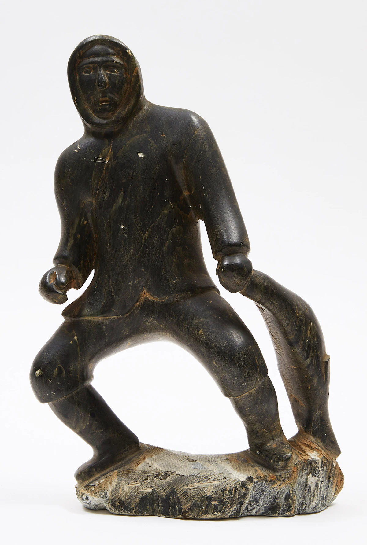 Easie Kuniliusee, Hunter with Seal , stone