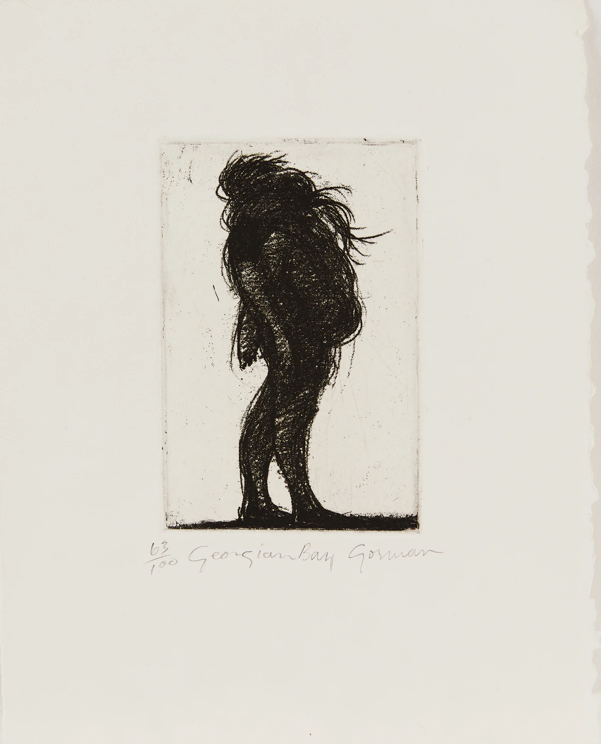 Richard Borthwick Gorman, Above All; Georgian Bay; Love Seat; Spanish Grotto; Young at Wellesley; Eastern Western, six etchings