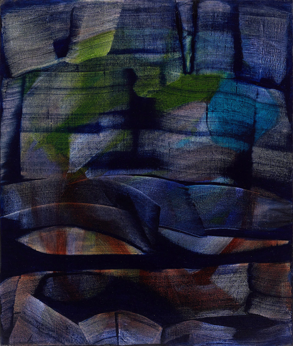 Gregg Simpson, Natural Totem , acrylic on canvas