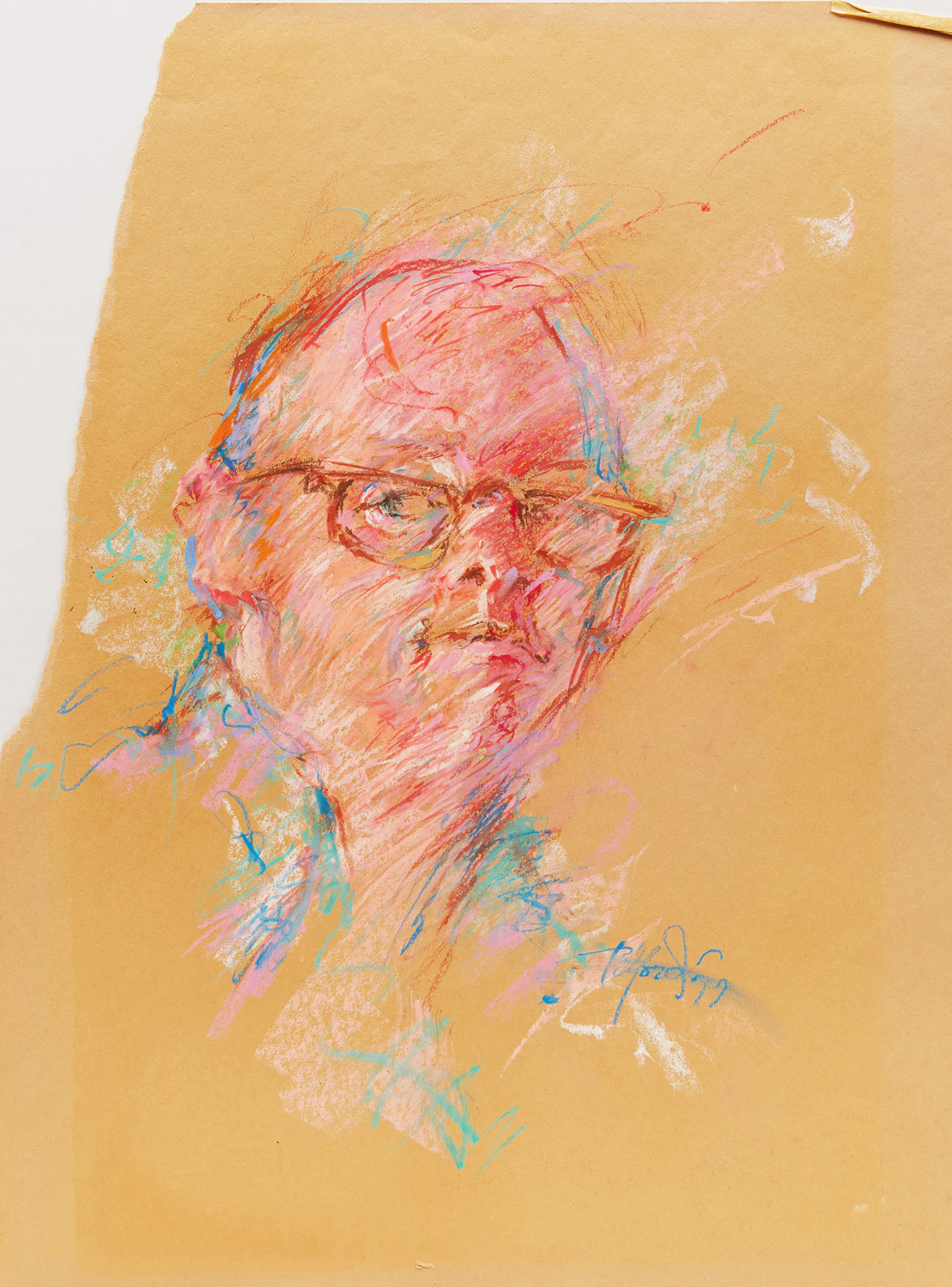 Telford Fenton, Two Works on Paper , conté