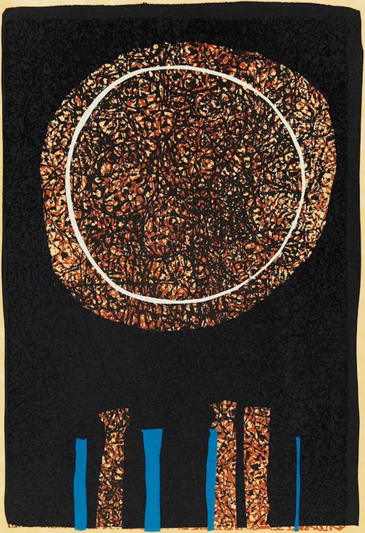 Gordon Appelbe Smith, Men-an-Tol, colour serigraph