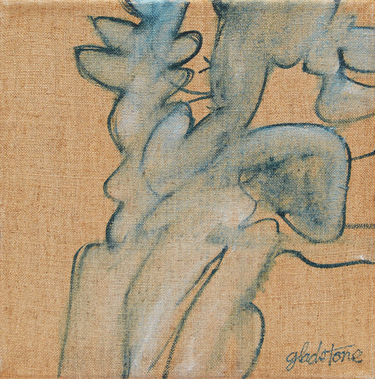 Gerald Gladstone, Abstract , oil on canvas