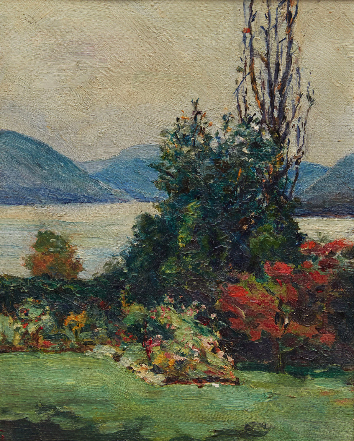 Farquhar McGillivray Strachan Knowles, Landscape with Lake, oil on canvas