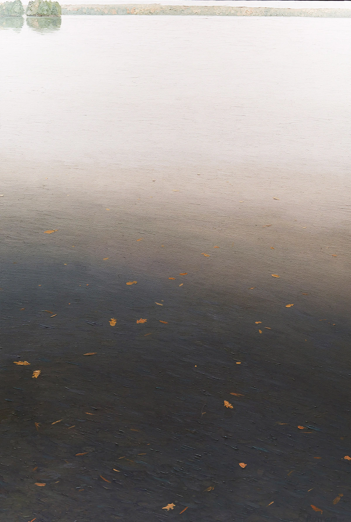Peter Rotter, Untitled (Landscape), oil on canvas