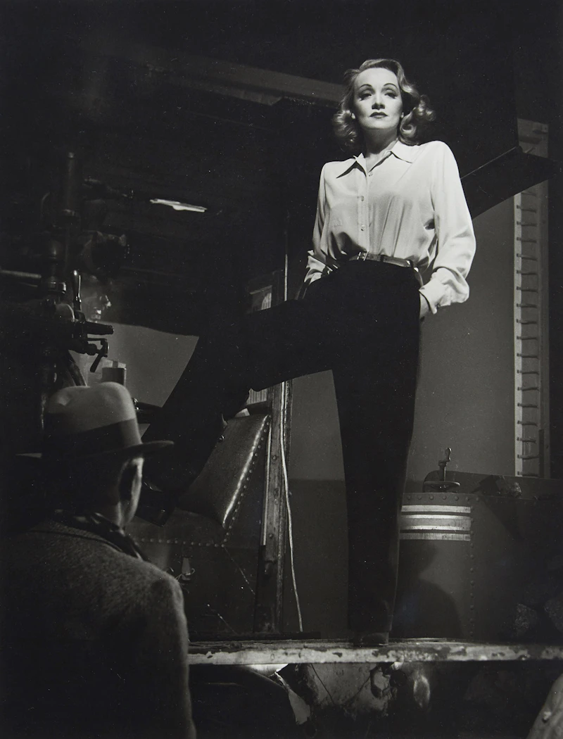 Marlene Dietrich, MGM Studios Los Angeles (1944) by Laszlo Willinger