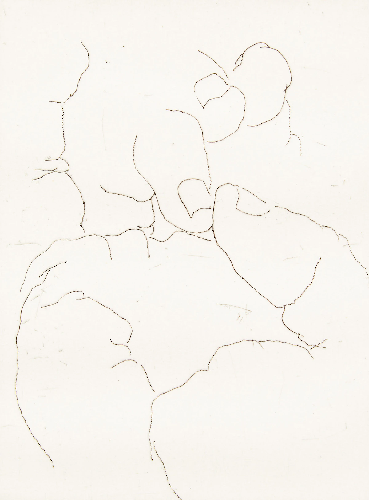 Eduardo Chillida, Esku X, etching, 1973