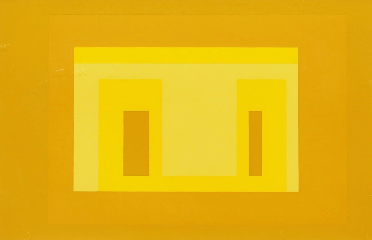 Josef Albers, Variant I (From Ten Variants)(Danliowitz 173.1), silkscreen, 1967