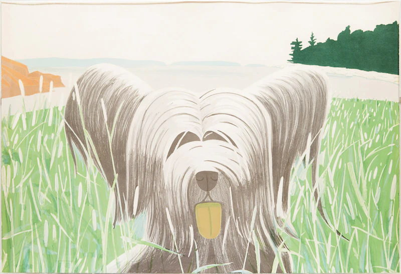 Dog at Duck Trap (Maravell 81) by Alex Katz