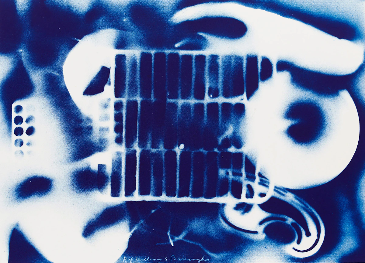 William Seward Burroughs, RX Morphine Dawn, screenprint, 1989