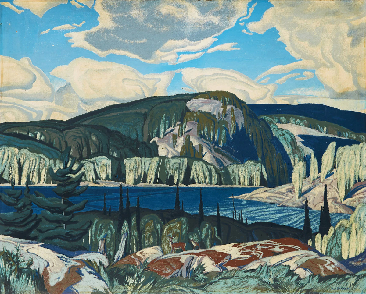 Alfred Joseph Casson, Algonquin Park, Sampson Matthews silkscreen