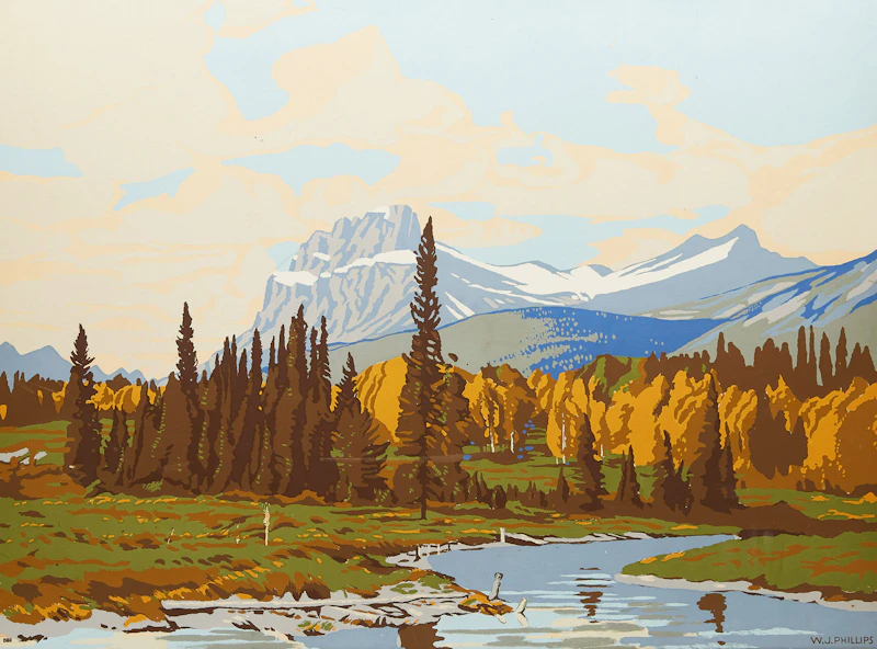 Mount Eisenhower  by Walter Joseph Phillips