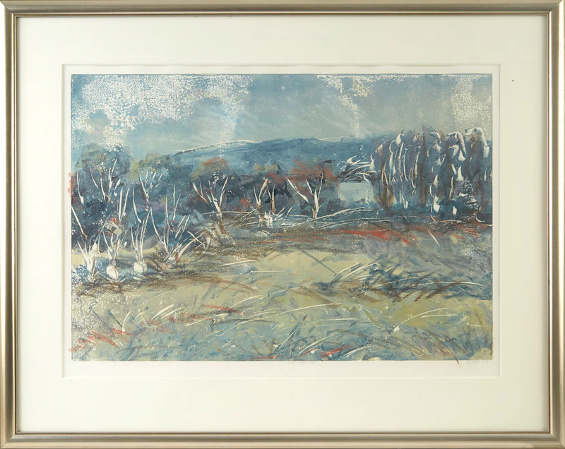 Shari Osti, Pasturelands XI, monoprint