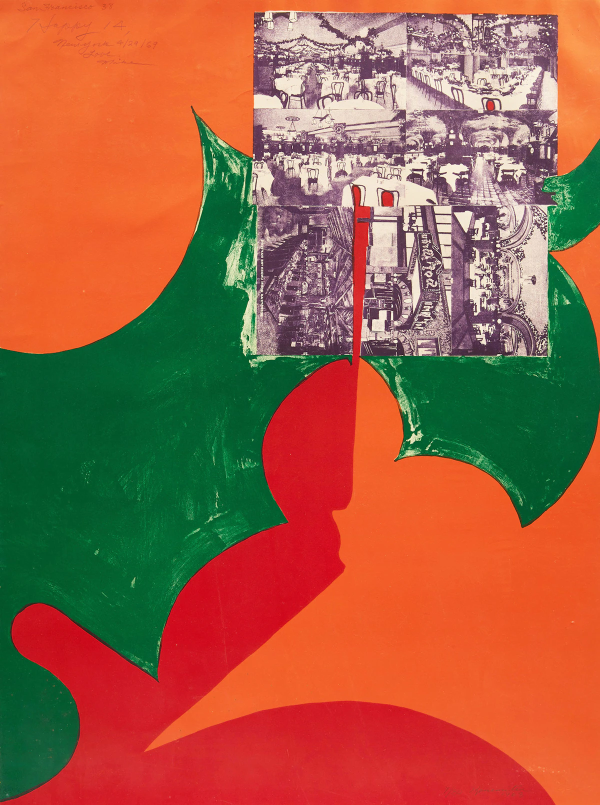 Matsumi Kanemitsu, San Francisco (1968), colour lithograph