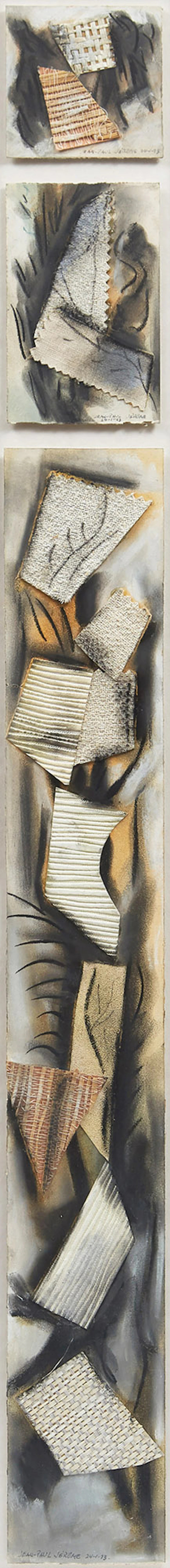 Bouquet fleuve (triptych) by Jean-Paul Jérôme