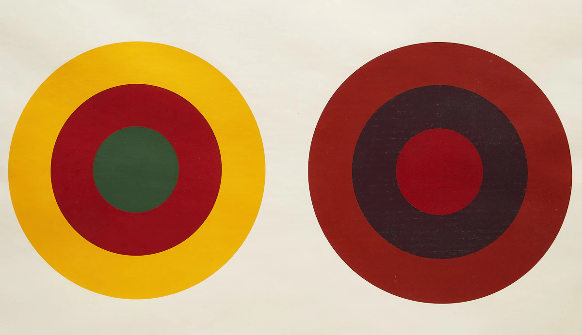 Claude Tousignant, 1-75, colour serigraph, 1975
