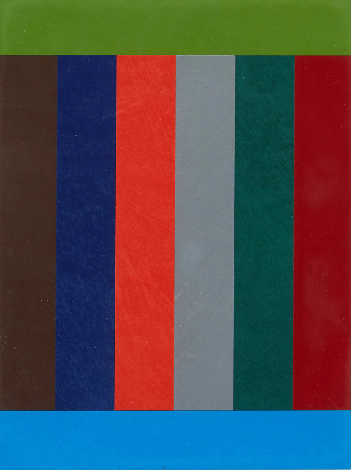 Jaan  Poldaas, Study, collage (enamel on paper strips, 1995