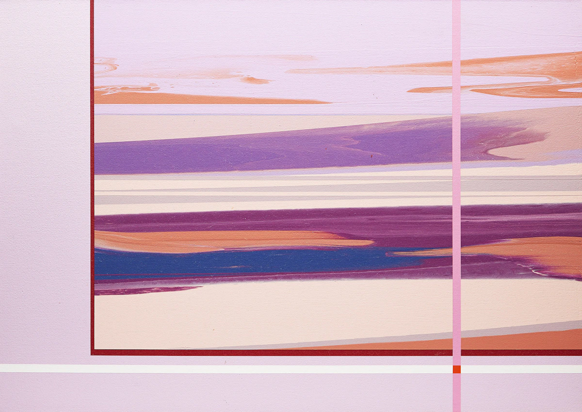 Brian Fisher, January Window No. 6, acrylic on canvas, 1981