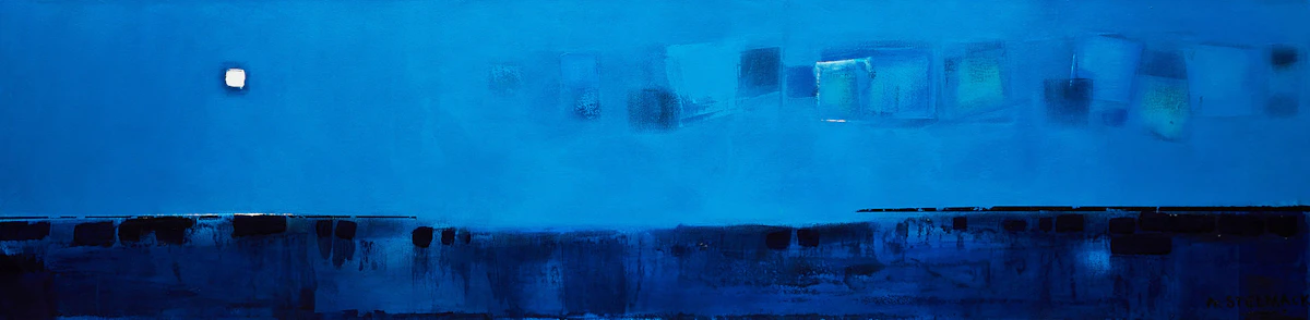Andrew Stelmack, Moonlight Serenade, acrylic on canvas, 2016