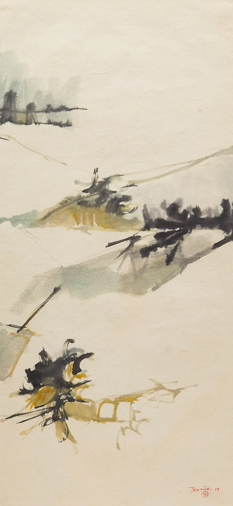 Untitled Abstraction by Takao Tanabe