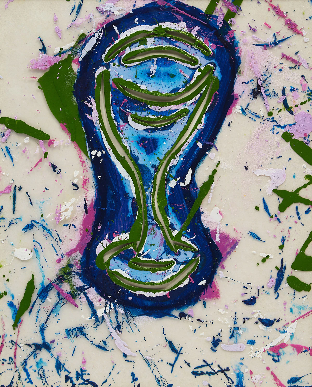 Domenic Agostino, Objet d’art, mixed media on plastic and paper