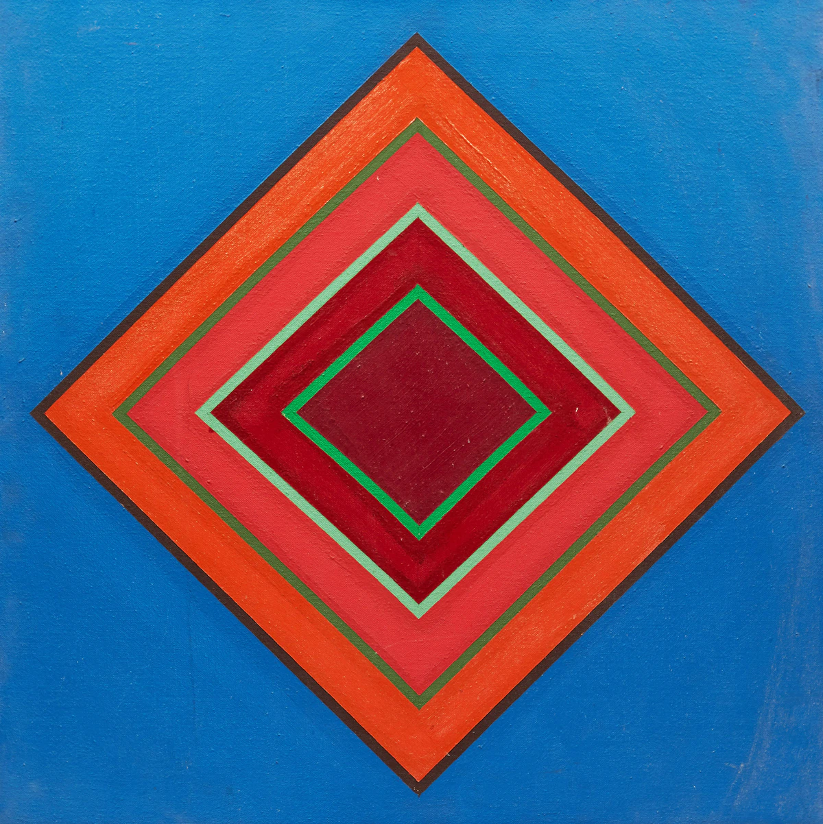 Reg Holmes, “the lie is the Reality”, oil on canvas, 1969