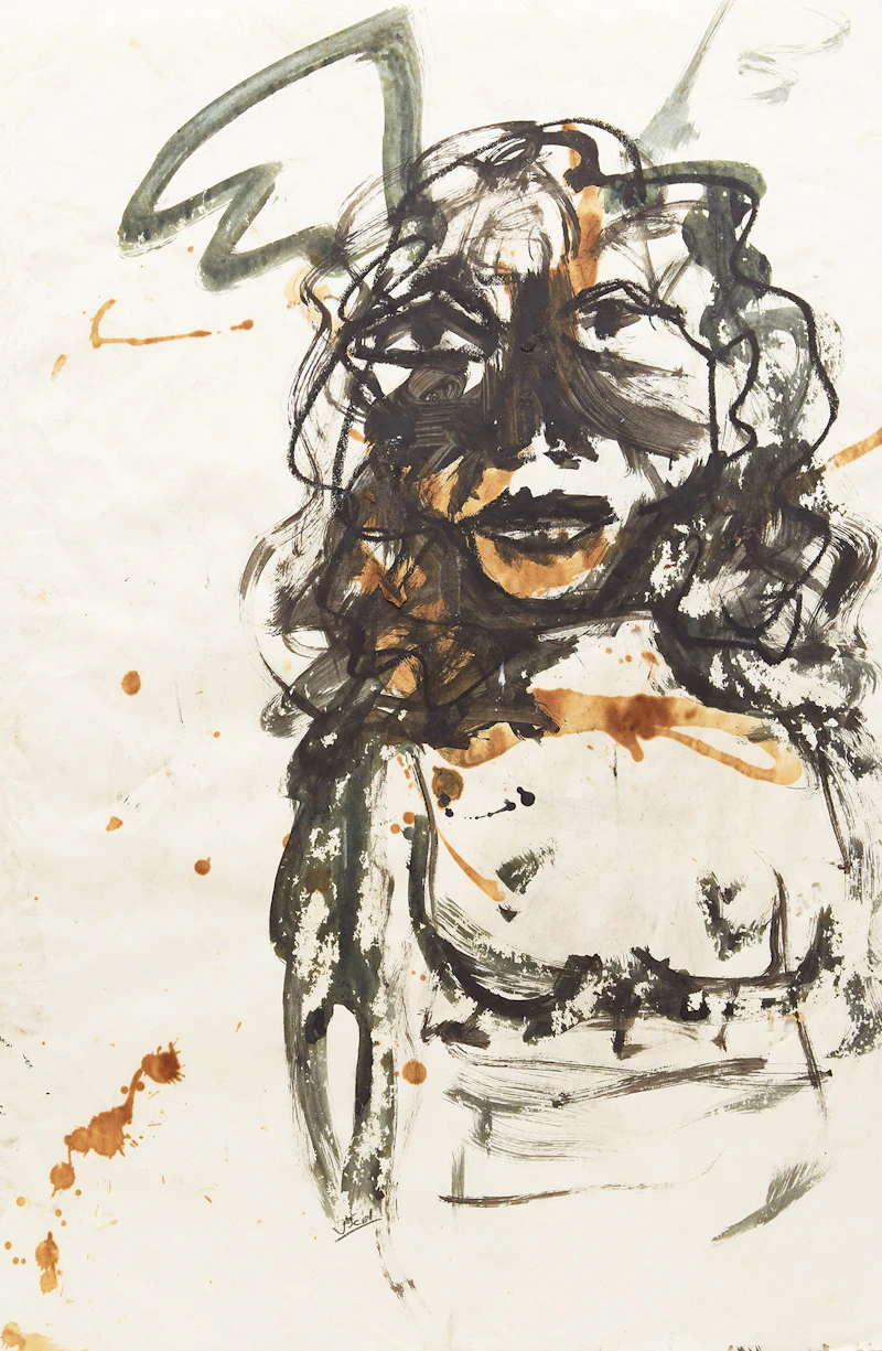 John Scott, Untitled, mixed media on paper