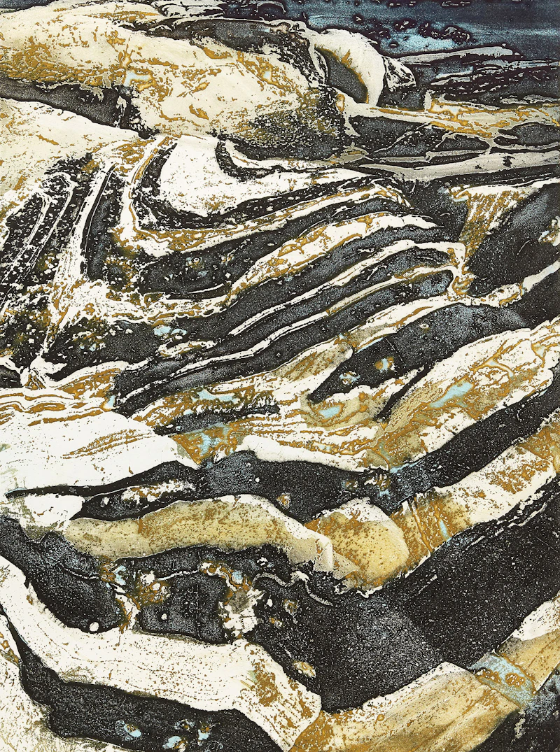 Swept Rock, Precambrian Shield Series by Edward John Bartram