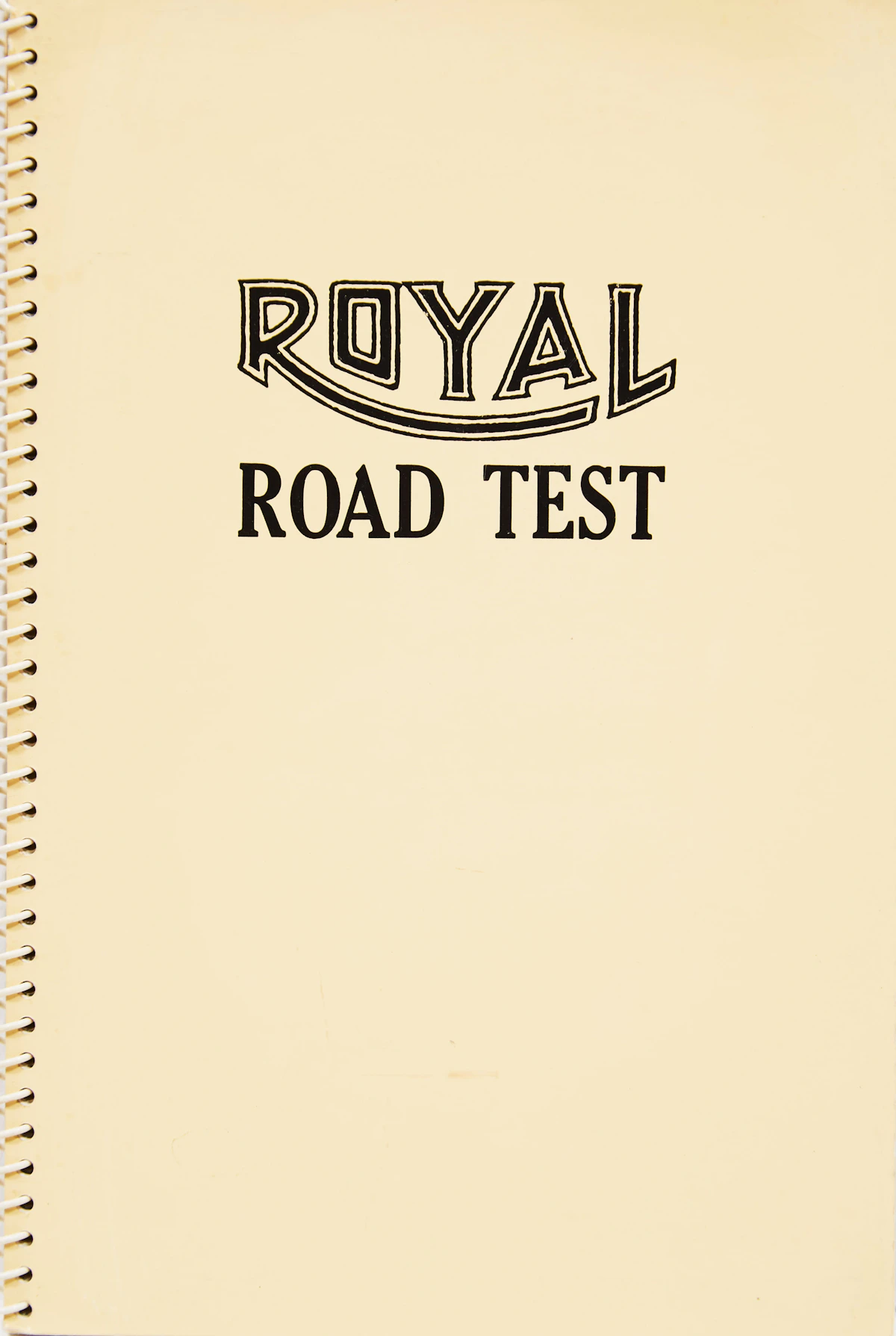 Edward Ruscha, Royal Road Test, booklet