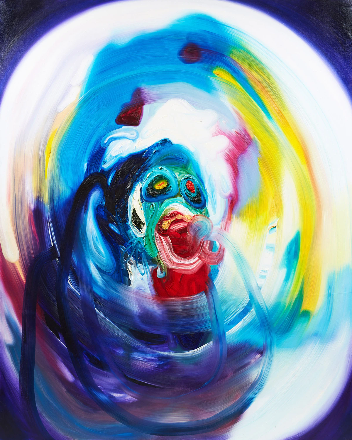 Erin Loree, Purge, oil on canvas, 2012