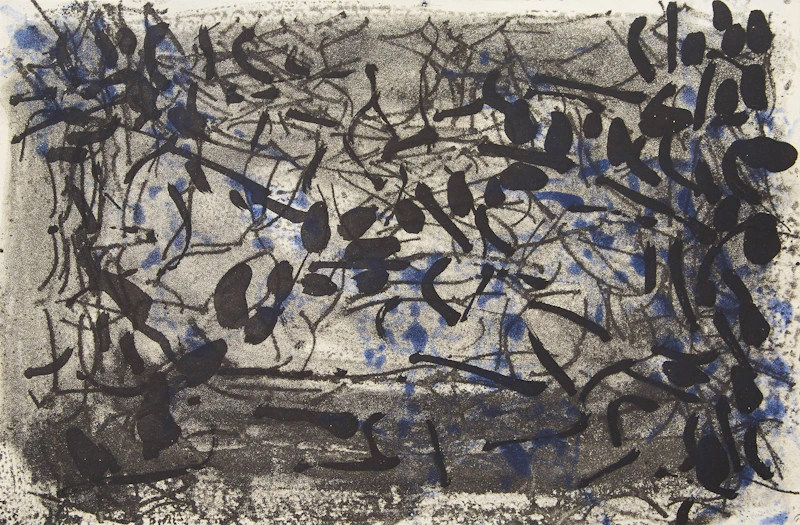 Jean Paul Riopelle, Trois heures du matin (1967), etching in colours