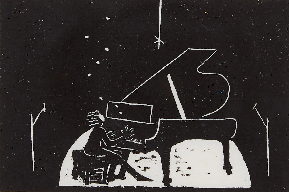 Ann MacIntosh Duff, Jazz, wood engraving, 1947