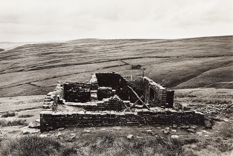 Bronte Country Suite: Haworth Moor and the Ruins of “Top Withens”; Untitled (Arctic Landscape) by John Reeves