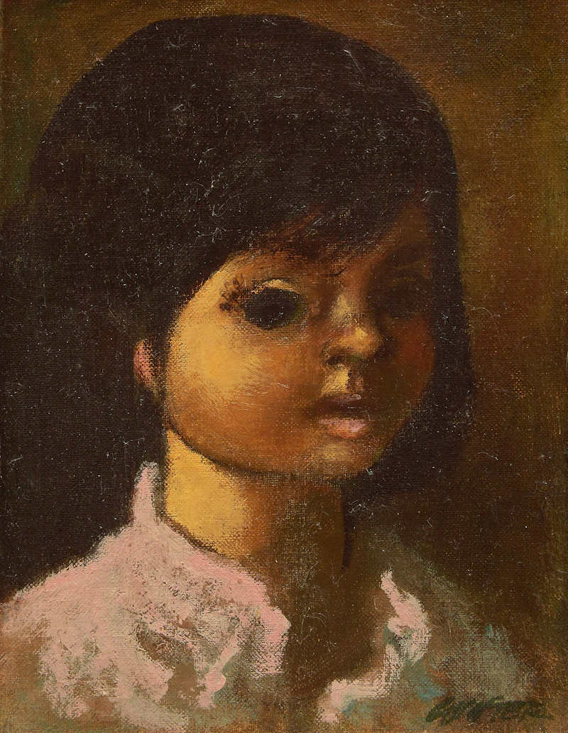 Portrait of a Young Girl  by William Arthur Winter