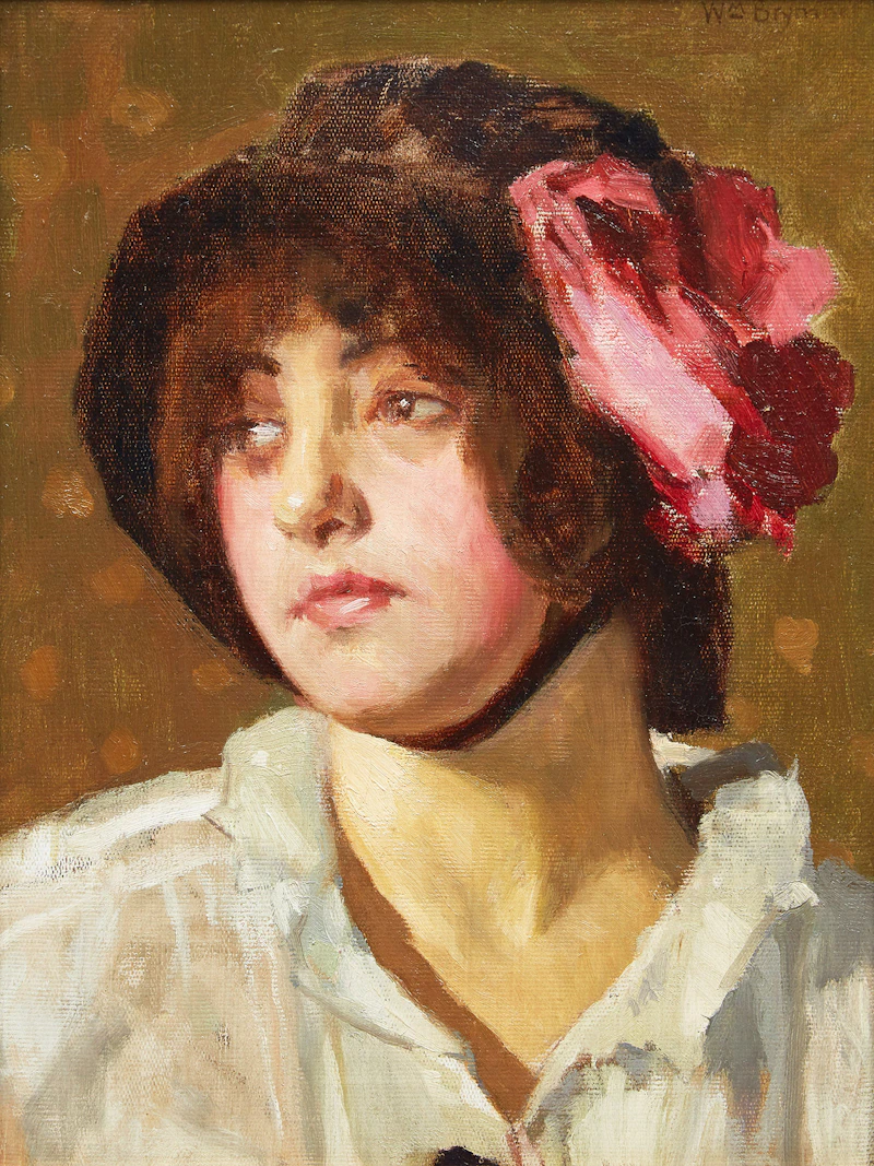 William Brymner, Pearl Russell, oil on canvas