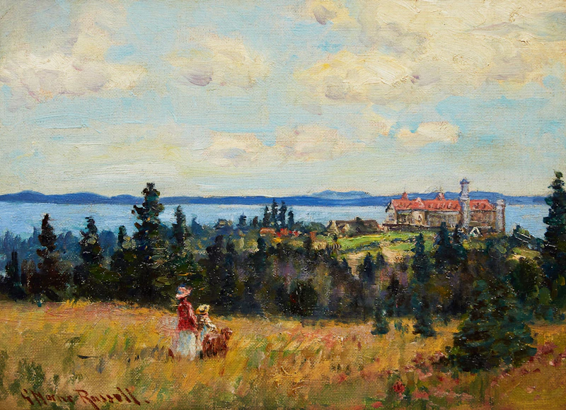 George Horne Russell, St. Andrews, oil on board