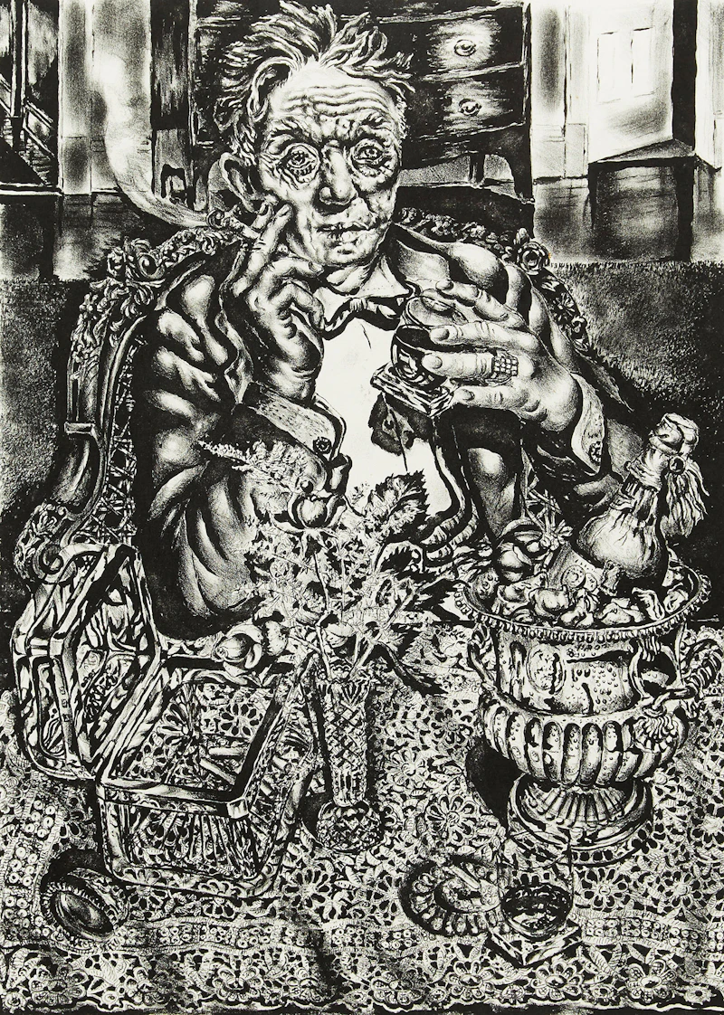 Self Portrait at 55 East Division Street by Ivan Le Lorraine Albright