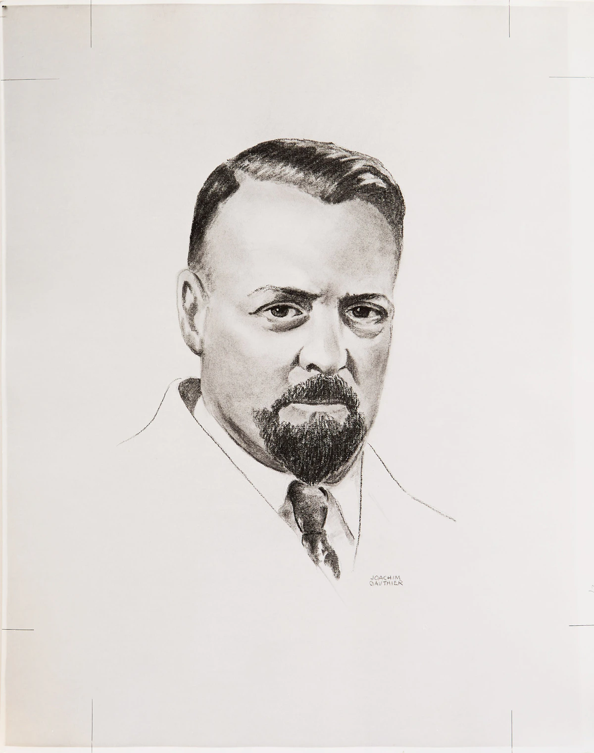 Joachim George Gauthier, Portraits of The Group of Seven, Tom Thomson and Joachim Gauthier, no-medium