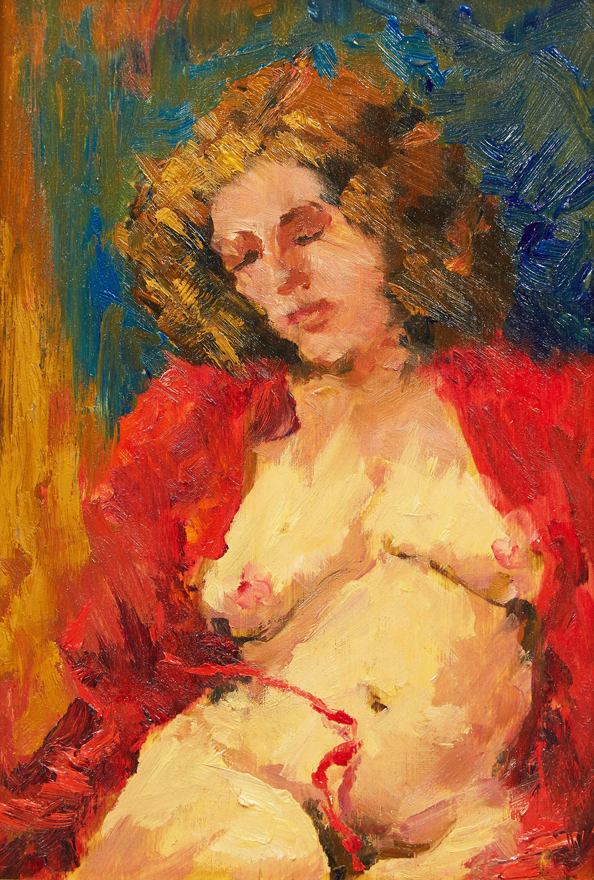 Nelson C. Smith, Rosemary, oil on board