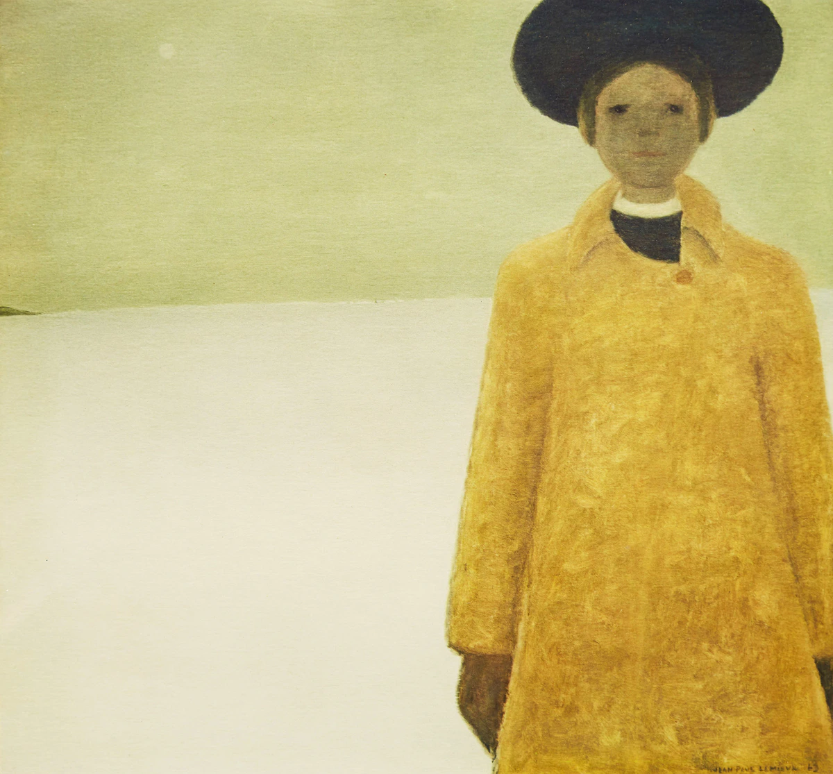 Jean Paul Lemieux, Julie and the Universe; Portrait d’une jeune fille, two photo-lithographs