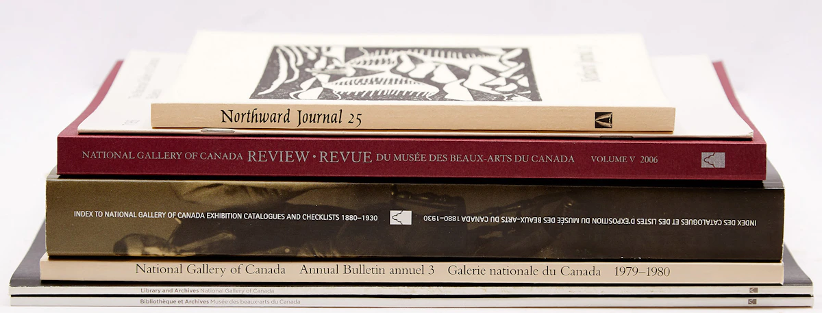Books and Reference, Canadian Art Reference Materials - Seven Books and Journals, seven books and journals